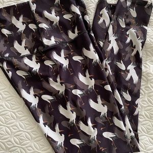 Crane Leggings by Emily Hsu